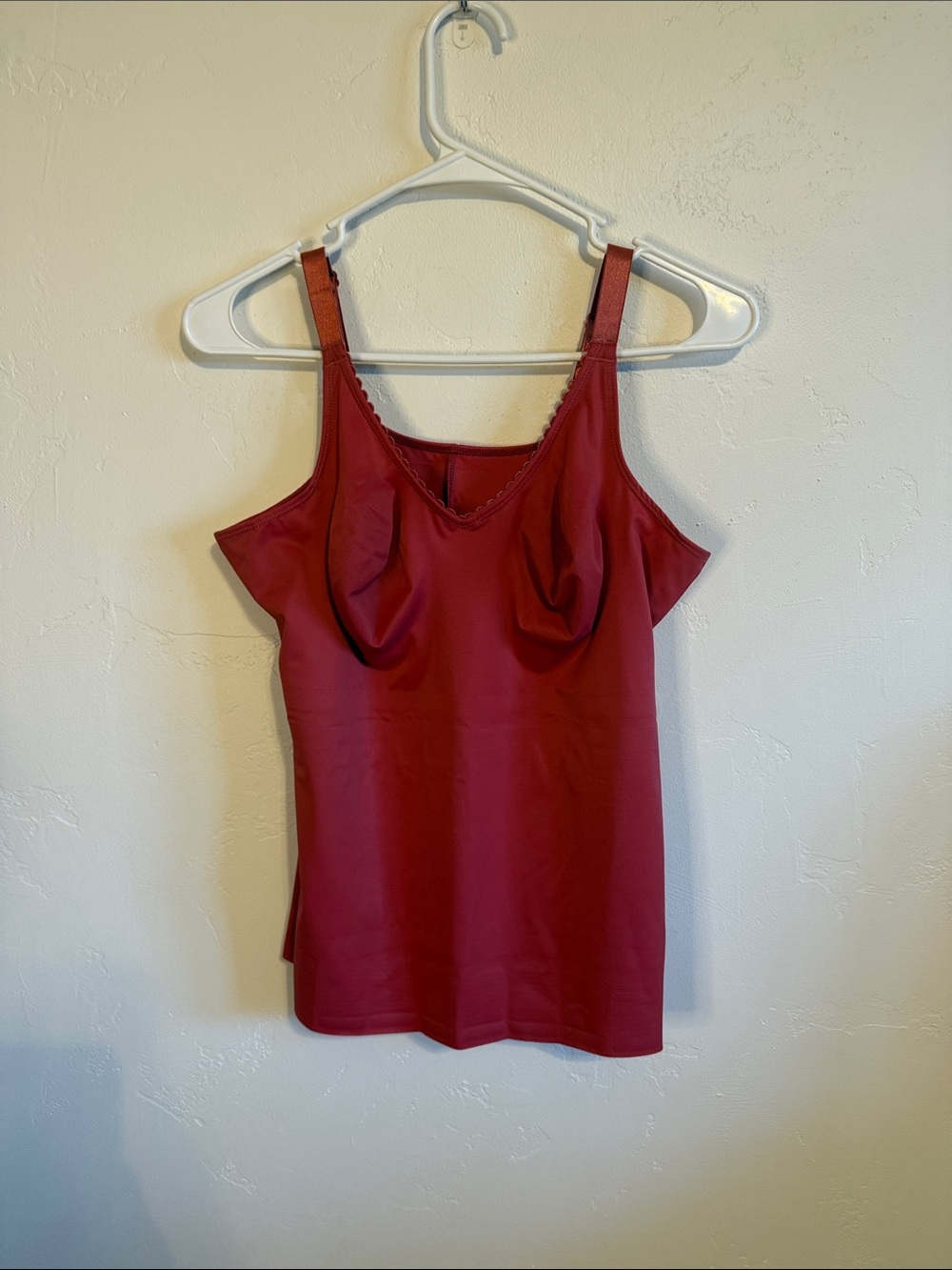Ruby Ribbon Wine Red Supportive Camisole